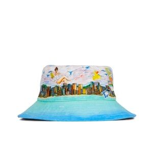 Casablanca Denim Voyage Dans Les Nuage Bucket Hat: Unisex